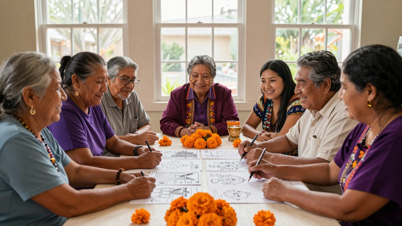 Diverse team collaborating respectfully on cultural film project
