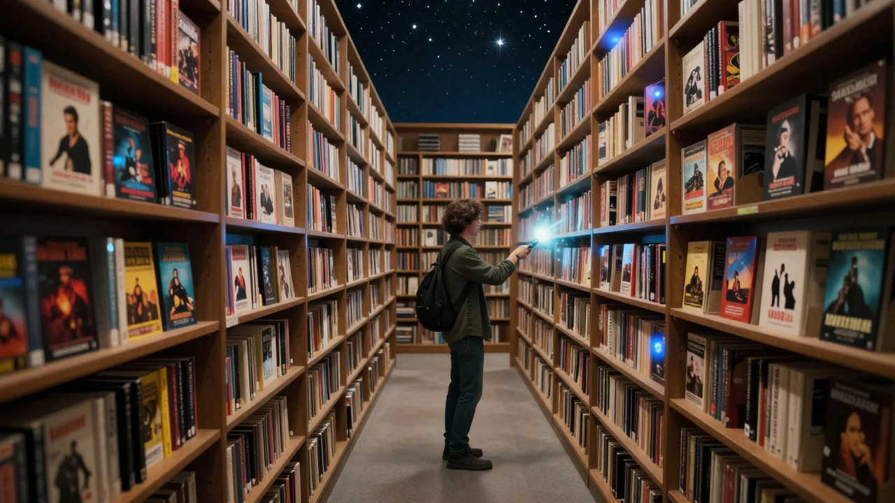 Magical library of classic and indie movies representing diverse streaming content
