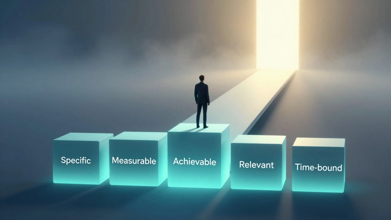 Abstract bridge representing SMART goals and milestones
