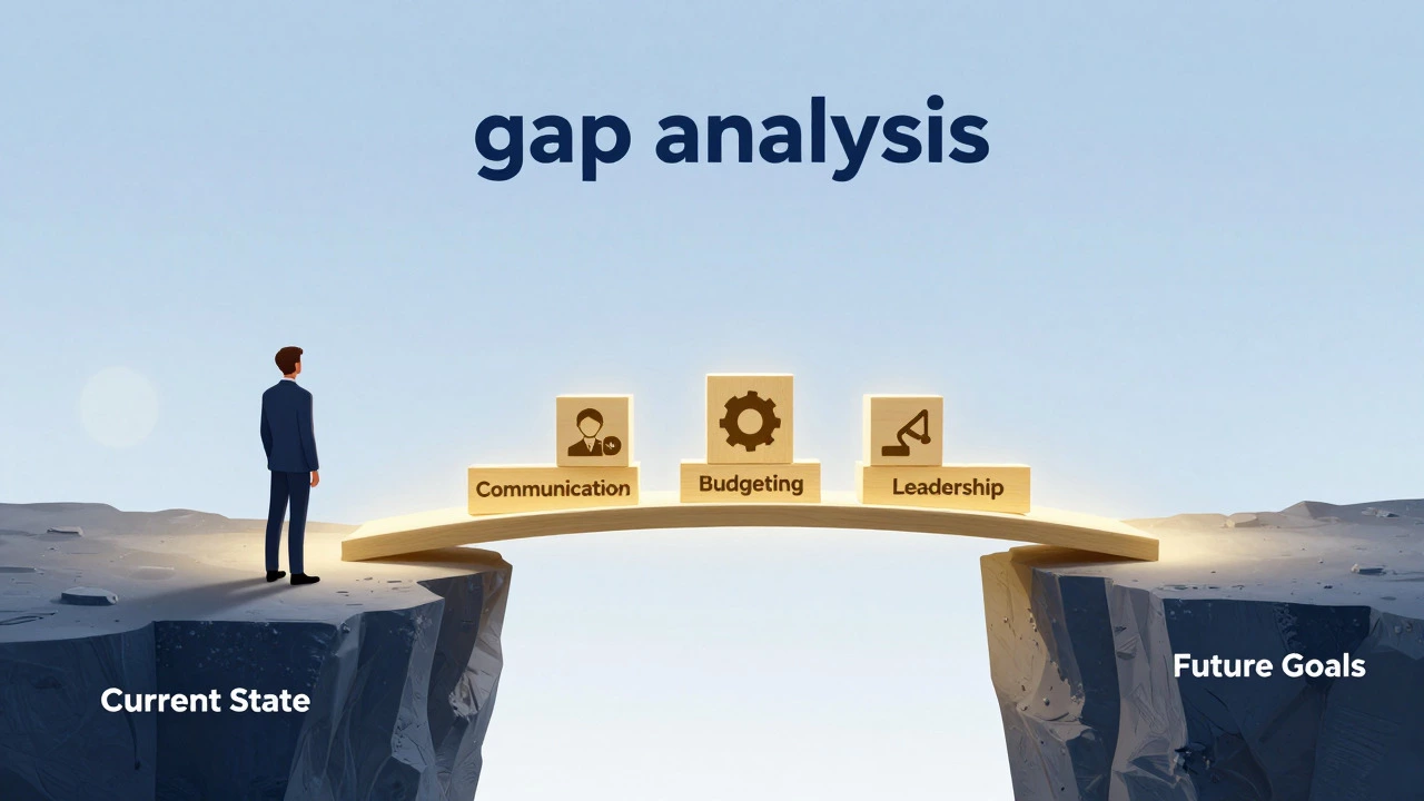 Metaphorical bridge connecting current skills to future goals